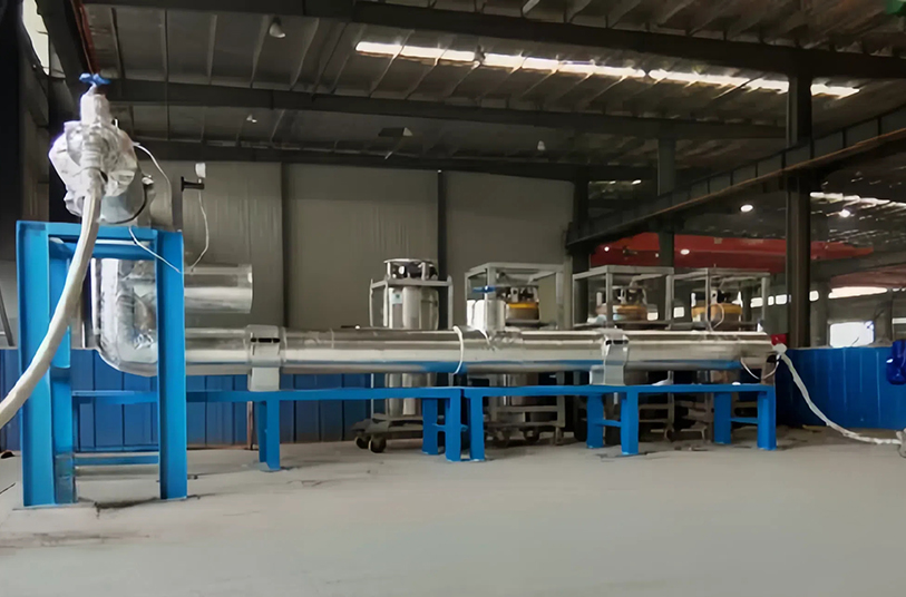 预制保冷材料测试平台